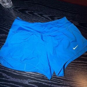 Nike Women's Vibrant Blue Athletic Shorts